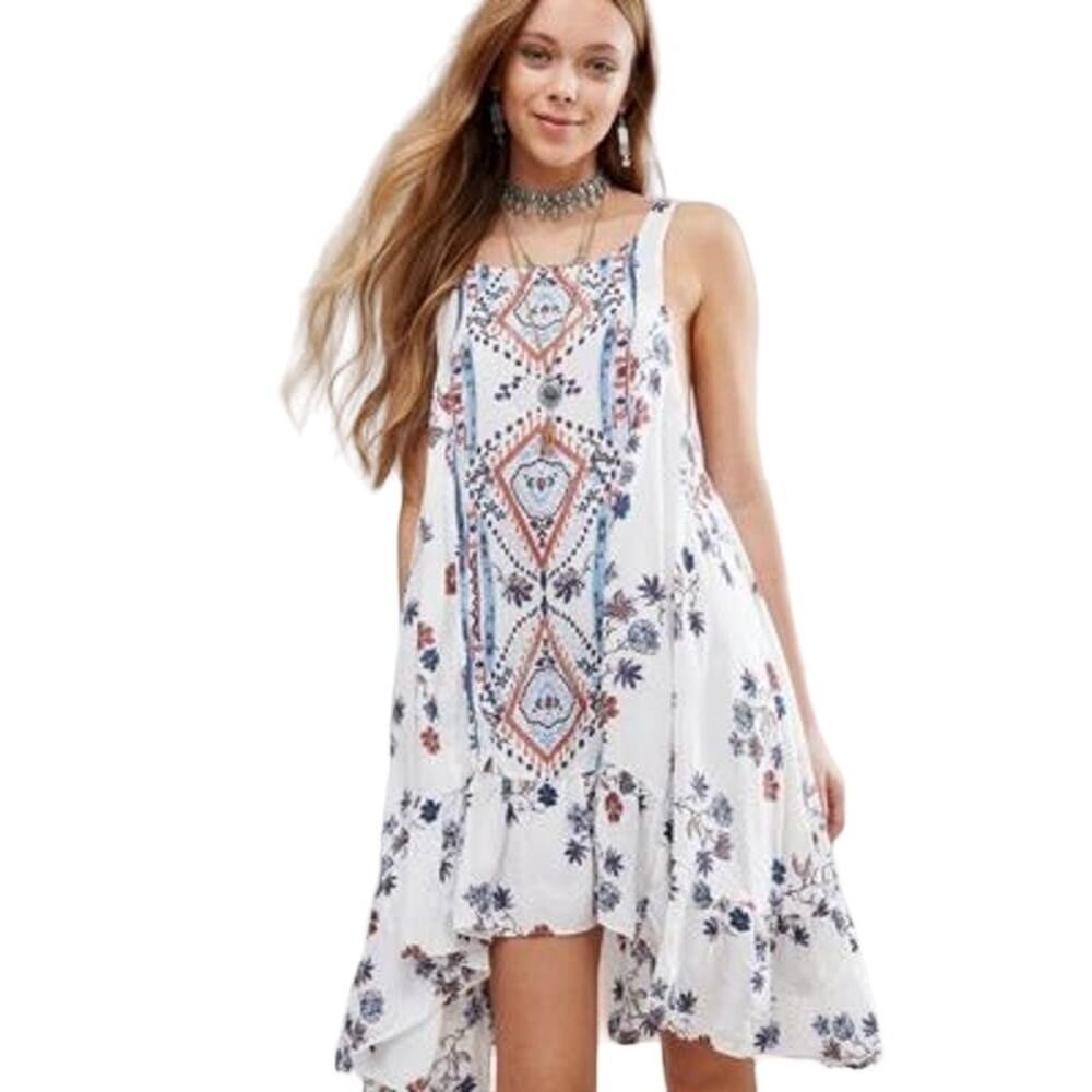 Intimately Free People Womens Boho Flowy Dress Tribal Southwestern Ankka XS‎